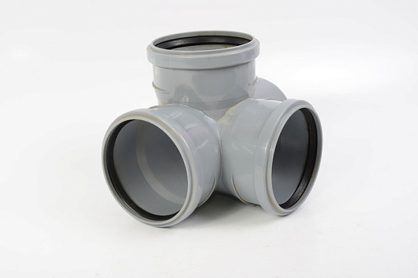 Крестовина 2-х плоскостная 110х110х110х90° СЕРЫЙ (1/20)