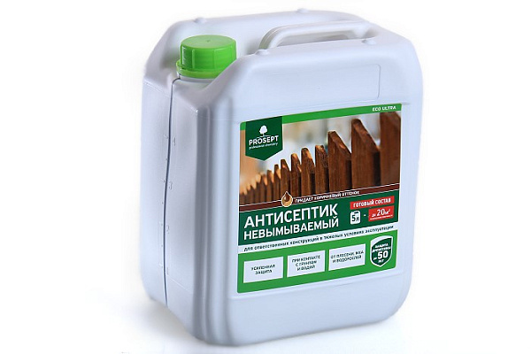 Антисептик невымываемый ПРОСЕПТ ECO ULTRA коричневый 20л 062-20 (1/24)