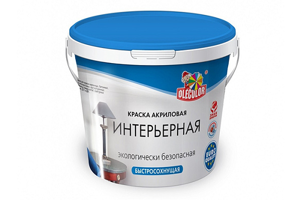 Краска ВД OLECOLOR интерьерная (3,0кг)