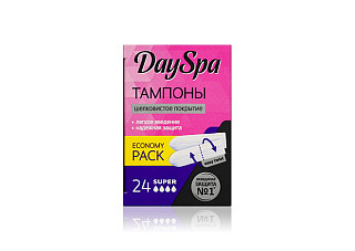 Тампоны DAY SPA супер женские гигиенические 24шт (185)