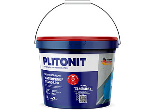 Эластичная гидроизоляционная мастика PLITONIT WaterProof Standard (8кг) (Н009296)