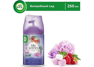 Освежитель воздуха AIRWICK сменный баллон волшебный сад 250мл (1/6)