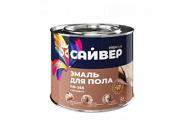 Эмаль ПФ 266 Сайвер желто-коричневая (2,7кг)