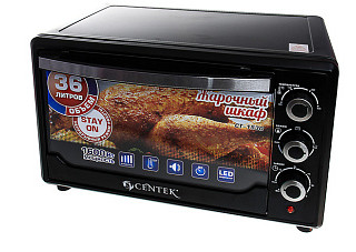Жарочный шкаф Centek CT-1530 1600Вт, 36л, таймер 90мин.3 режима, темп.до 320°