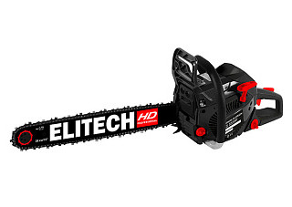 Бензопила ELITECH HD CS 5535F (54.5см3, 2,6кВт/3,5л.с. ш-38см,0,325, 1.5мм,64зв 5,2кг (E1611.006.00)