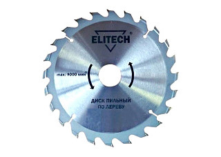 Диск пильный ELITECH ф160х32/30х1,8мм, 24зуб, д/дерева 1820.054900