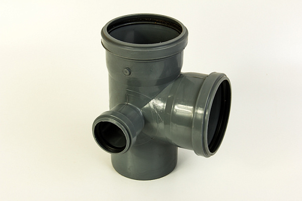 Крестовина 2-х плоскостная левая 110х110х50х90° СЕРЫЙ (1/20)