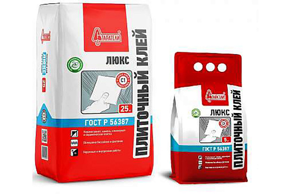 Клей плиточный Люкс Старатели 25кг 63 шт