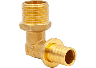 Уголок аксиальный AQUALINK 16мм х 1/2" нар, 2,2мм (150/10) (01023)