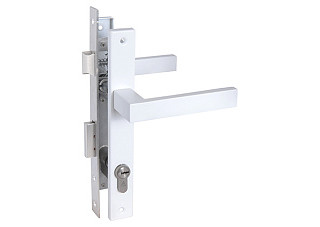 Замок врезной с/руч СТАНДАРТ 8520.01.9016 белый, ключ-ключ (20) (178)