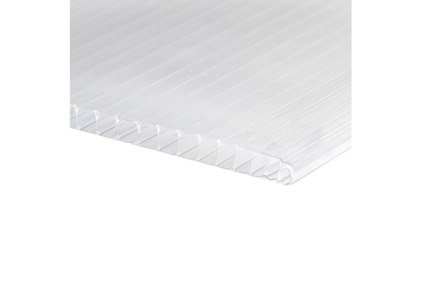 Сотовый поликарбонат SUNNEX 6мм Прозрачный (2100х6000мм) (0,81 кг/м2) г.Белгород