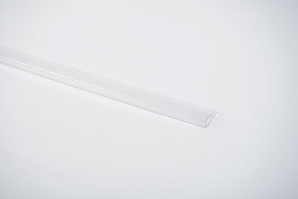 Профиль UP торцевой POLY PLAST Прозрачный (4мм х 2,1м)