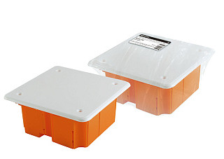 Коробка распаячная TDM СП 92х92х40мм, крышка, IP20 (1402-1001)