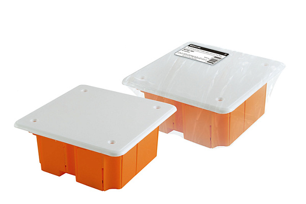 Коробка распаячная TDM СП 92х92х40мм, крышка, IP20 (1402-1001)