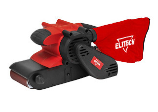 Шлифмашина ленточная ELITECH МШЛ 1210Э (1200Вт, 220-400м/мин, 100х610мм, 5,5кг) (E2213.037.00)