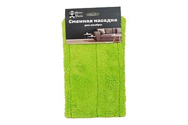 Насадка сменная для швабры HAPPY PANDA HP-RM16GR из микрофибры