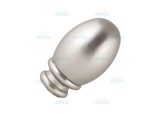 Наконечник металлический D25 Белуно Сатин (уп 2шт)