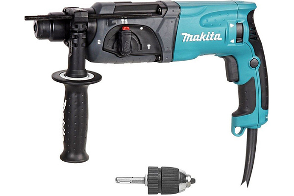 Перфоратор МАКIТА  HR2470Х19  (SDS+,3реж,780Вт,0-4500у\м,2.7Дж,2.6кг,чем,защ от пыли, патрон )