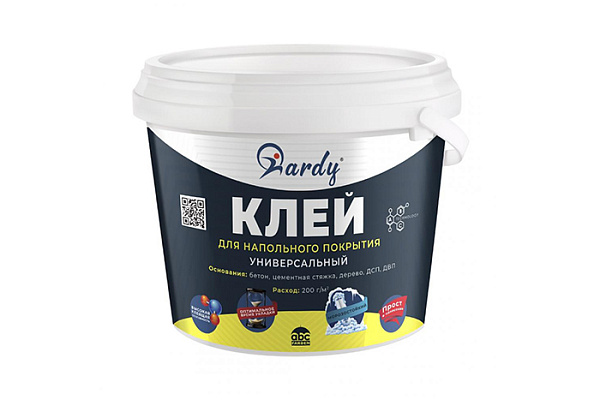 Клей HARDY для напольных покрытий универсальный (4,0кг)