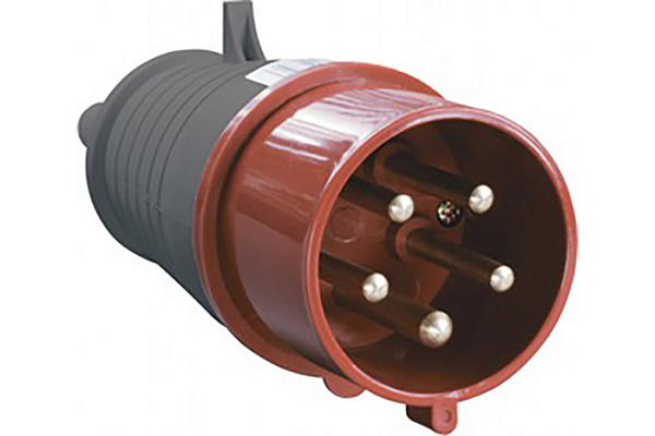 Вилка ИЭК 025 3Р+N+Е 32А 380В IР44 переносная (PSR02-032-5) (293)