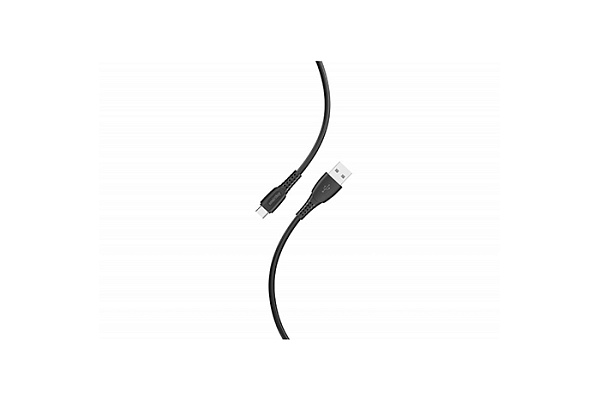 Кабель для зарядки и передачи данных Smarbuy S40 Type C черный, 3 А, 1 м, (iK-3112-S40b) (515)