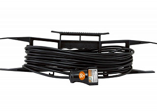 Удлинитель-шнур на рамке силовой TDM У-11004 ПВС 1300 Вт б/з,50м, штепс. гнездо Народный (1307-0305)