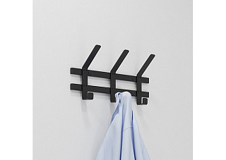 Вешалка настенная Торонто 3 черный