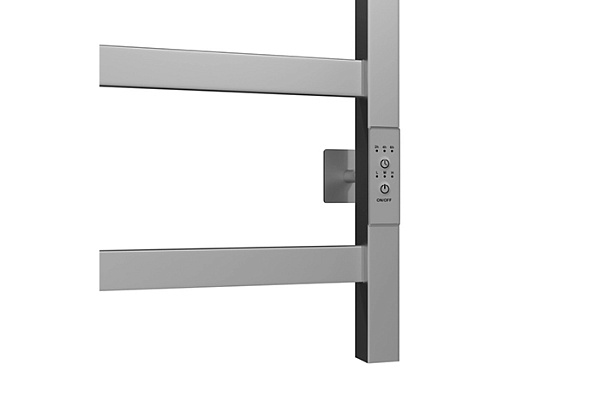 Полотенцесушитель электрический MIXLINE FAVORITE 60х50 (таймер, 302Вт, 5перекл.) МАТОВЫЙ ХРОМ 557208