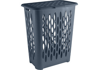 Корзина для белья Keeplex Light с откидной крышкой, космич. серый 37,0л (42,2х29х51,5см) KL180111026