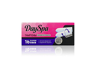 Тампоны DAY SPA супер женские гигиенические 16 шт (356)