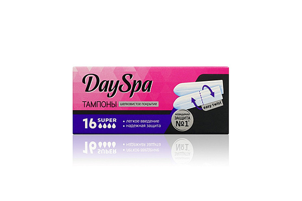 Тампоны DAY SPA супер женские гигиенические 16 шт (356)