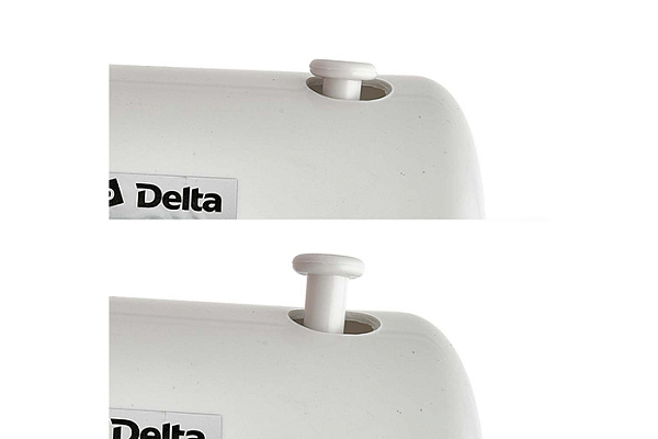 Вентилятор напольный DELTA DL-005N, белый с серым, (4шт/кор) (отгружается кратно коробки)