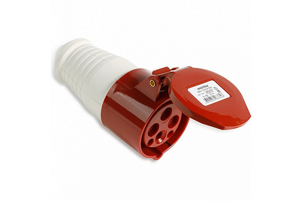 Розетка SMARTBUY 214 переносная 3Р+РЕ 16А 380В IP44 (SBE-16-PS4-380) (648)