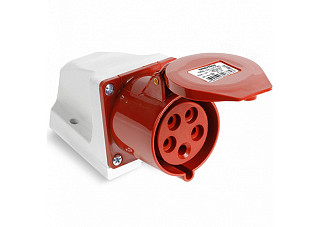 Розетка SMARTBUY 125 стационарная наружная 3Р+РЕ+N 32А 380В IP44 (SBE-32-LS5-380) (747)