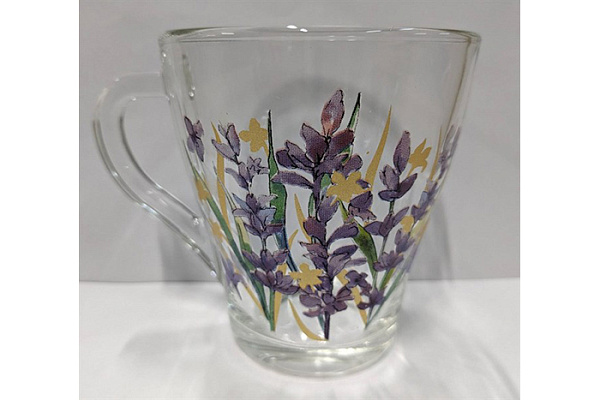 Кружка для чая Грация ЛАВАНДА 0,25л (13с1649 ДЗ)