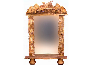 Зеркало резное З-Д 950х630х250мм