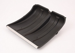 Лопата снеговая ВИТЯЗЬ пластмассовая с планкой, черная (без черенка)