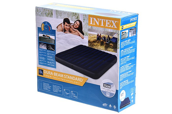 Матрас надувной Intex Classic (183х203х25см, 2уп, (68-755) (64-755) 